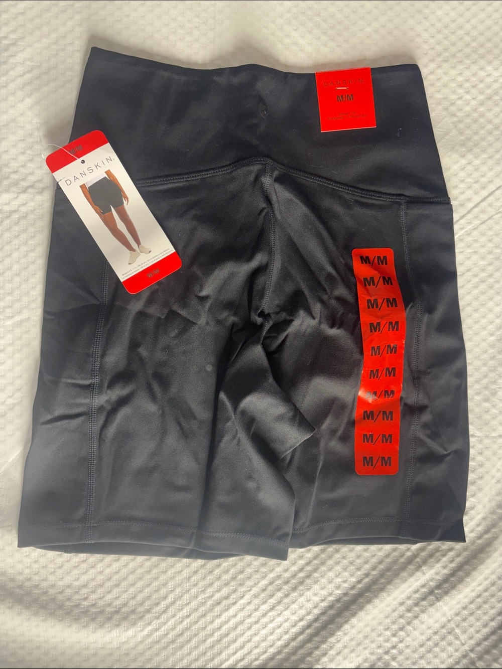 Danskin Black Women's Athletic Bike Shorts